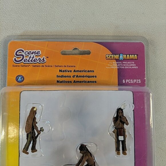 Scene-A-Rama Woodland Scenics SP4343 Diorama Native American Scene Setter NEW - Picture 2 of 10